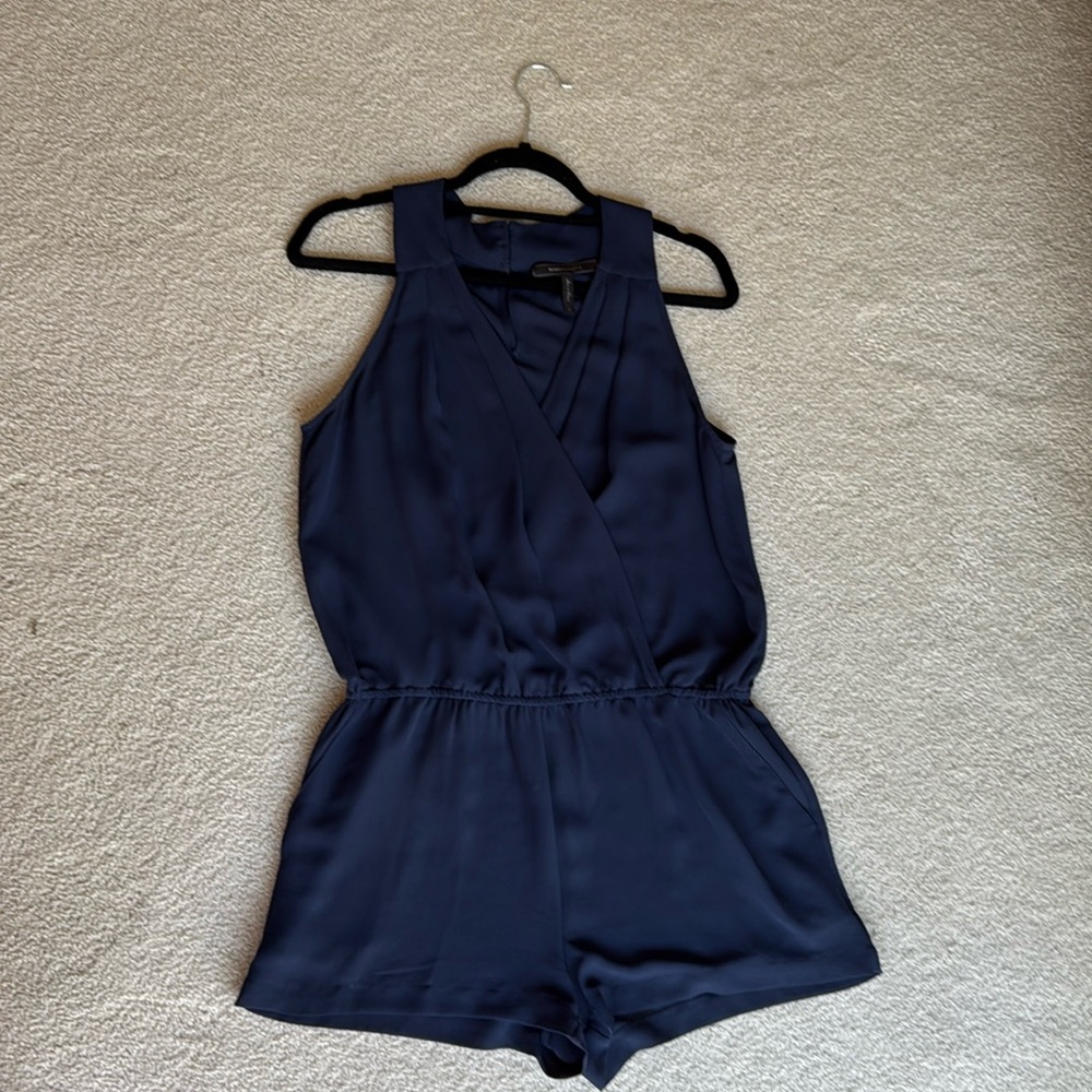 Navy Sleeveless Romper